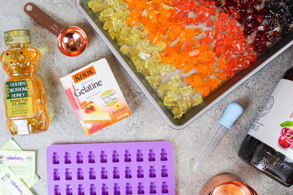 制作自制小熊软糖的原料图片