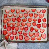 烤箱干燥的srawberries的图像