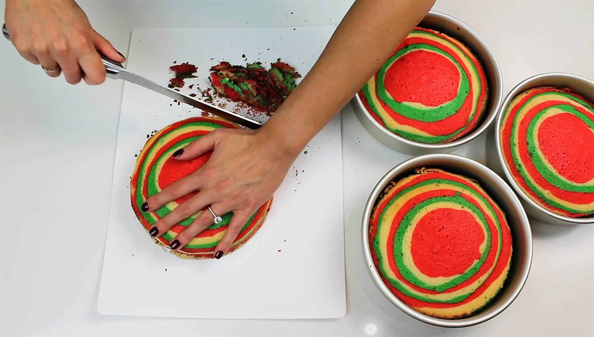 流平糕饼层的图像