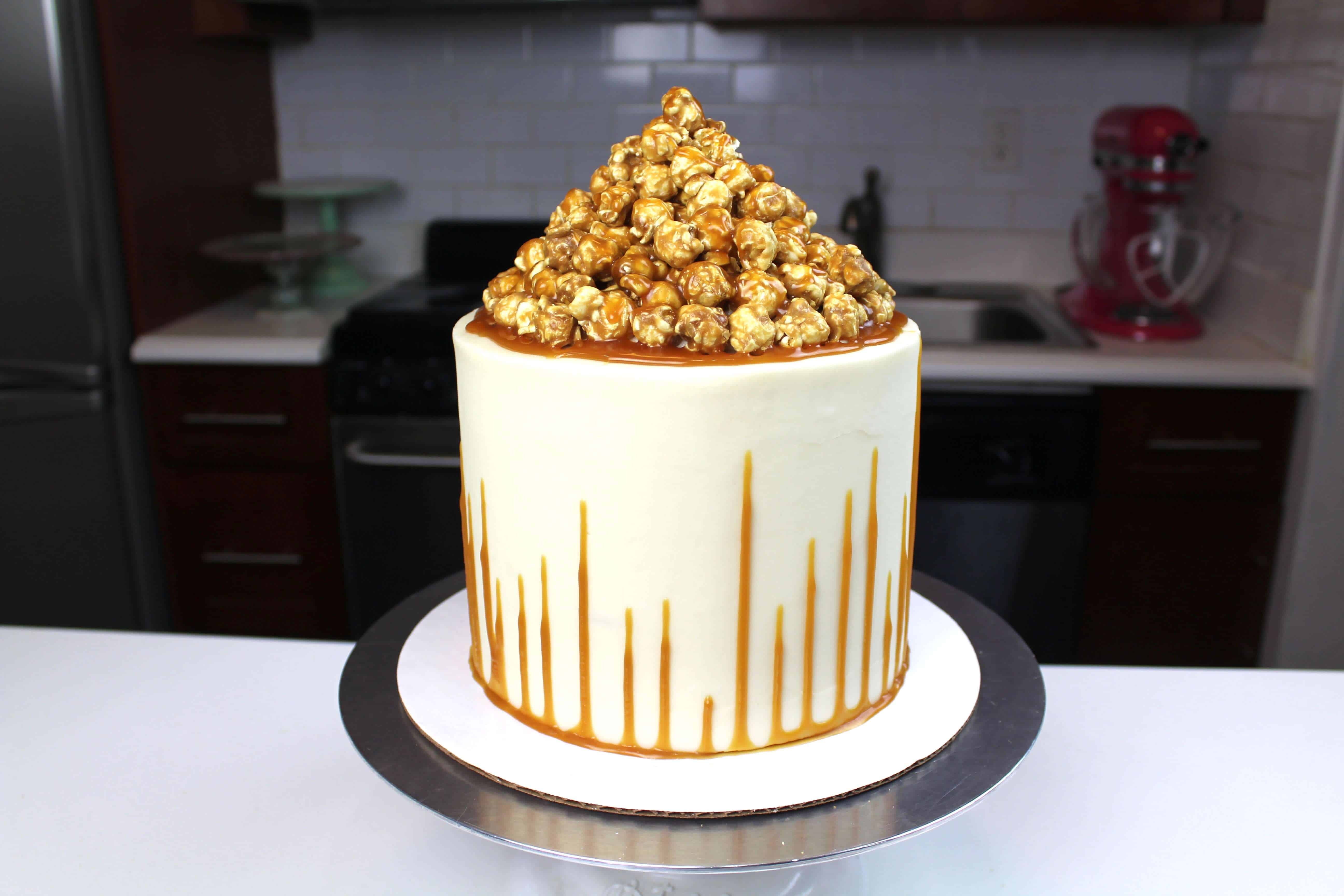 焦糖玉米饼的照片未切割