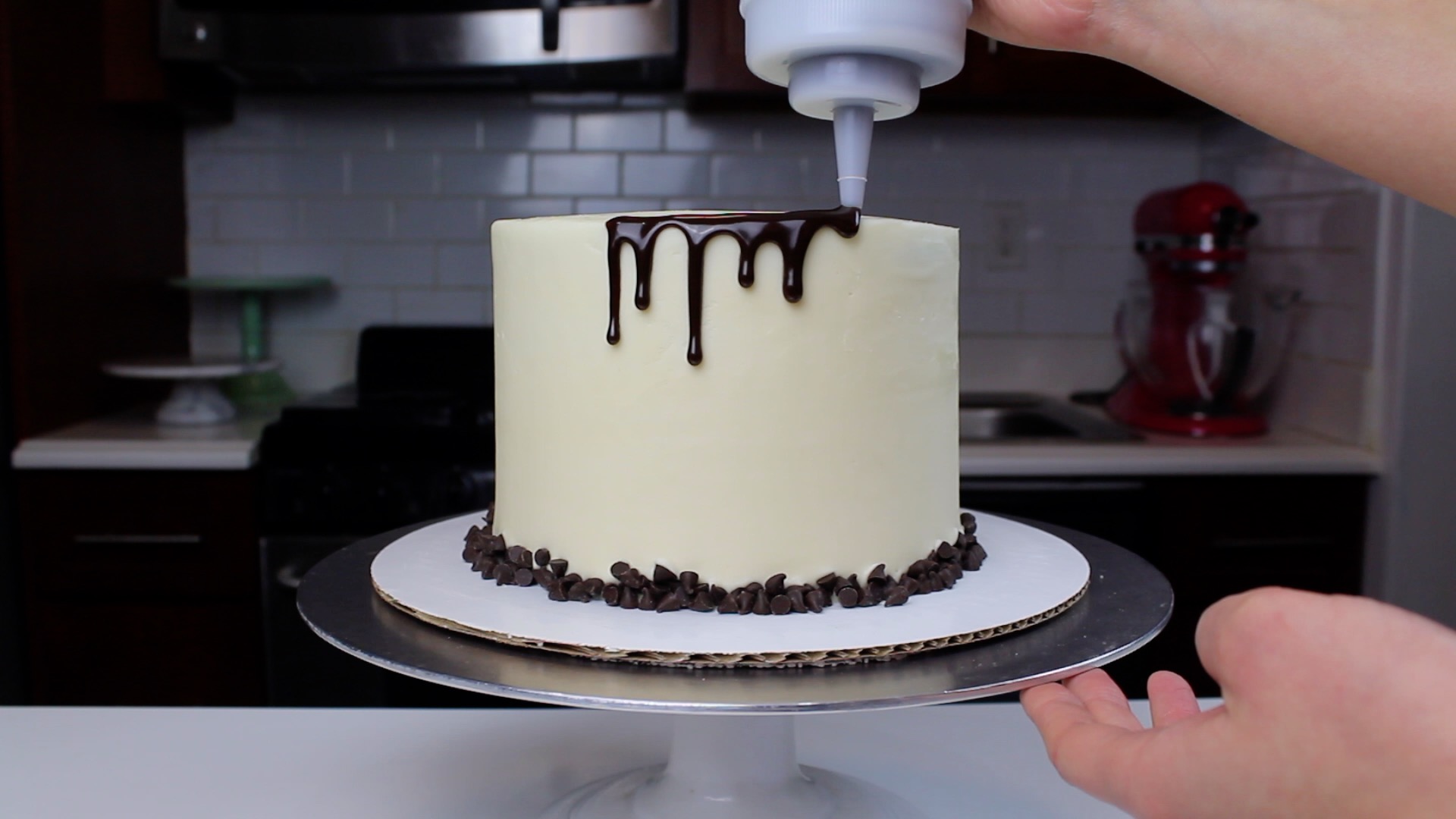 香炸奶酪卷蛋糕打点滴