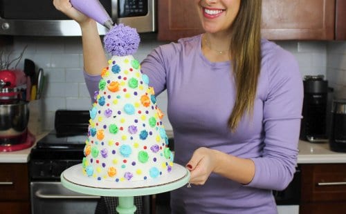 生日帽子蛋糕照片