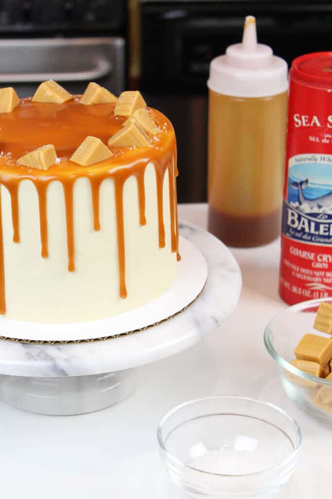 焦糖滴蛋糕用自制焦糖酱