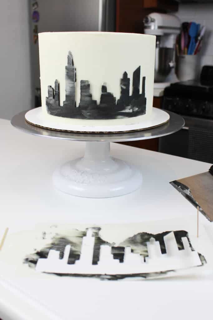 天际线蛋糕的照片