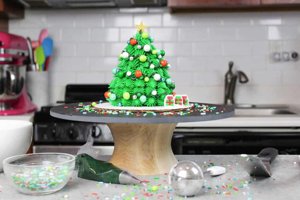 迷你圣诞树蛋糕蛋糕的形象