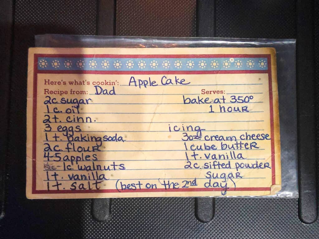 尤班克家族原创苹果蛋糕配方图片