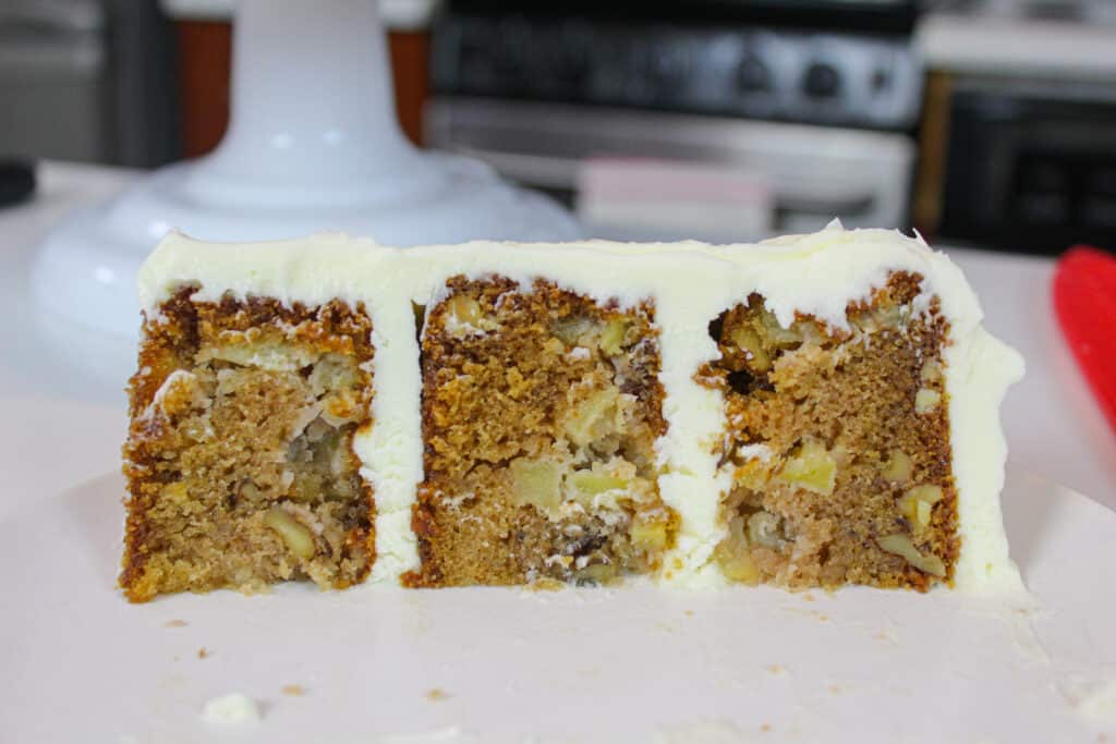 一张老式苹果蛋糕的图片