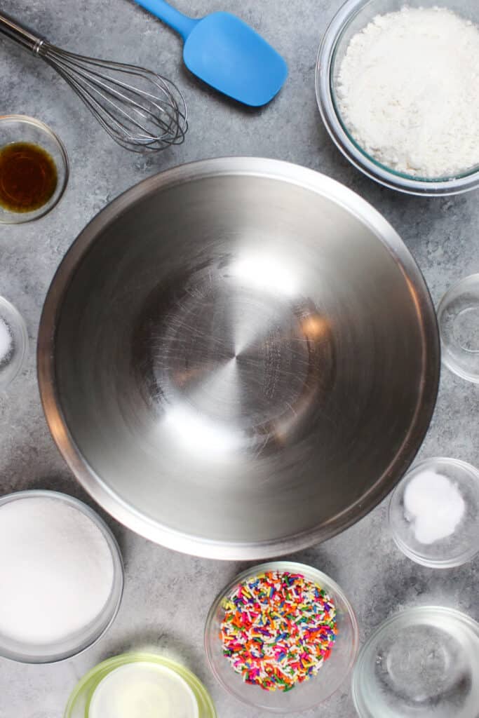 简单易用的素食丰菲蒂蛋糕面糊配料照片