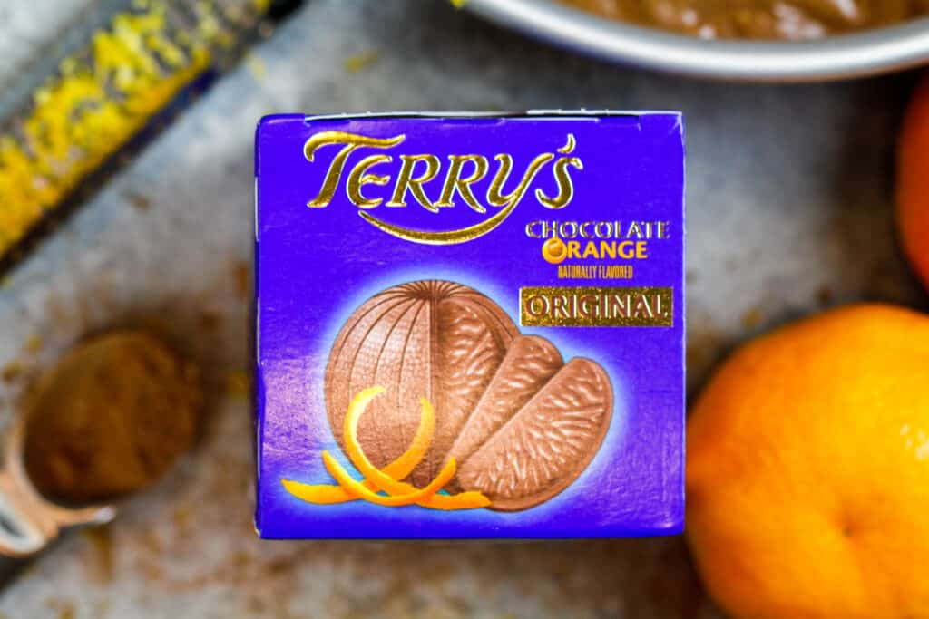 盒子里的巧克力橙