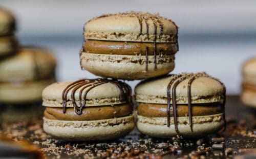 法国巧克力macarons的图象