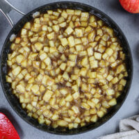 苹果蛋糕填装的图象为焦糖苹果蛋糕做了