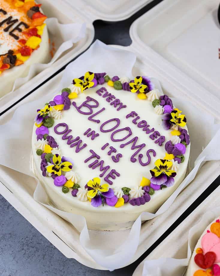 一个可爱的午餐盒盒饭蛋糕的形象