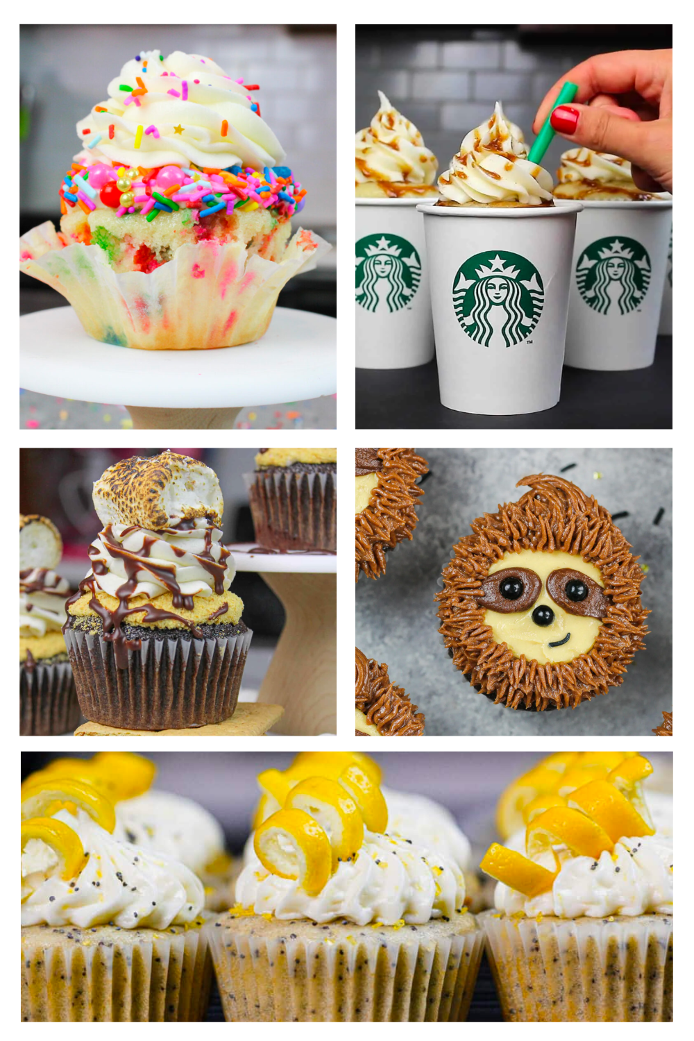 可爱的纸杯蛋糕的图像