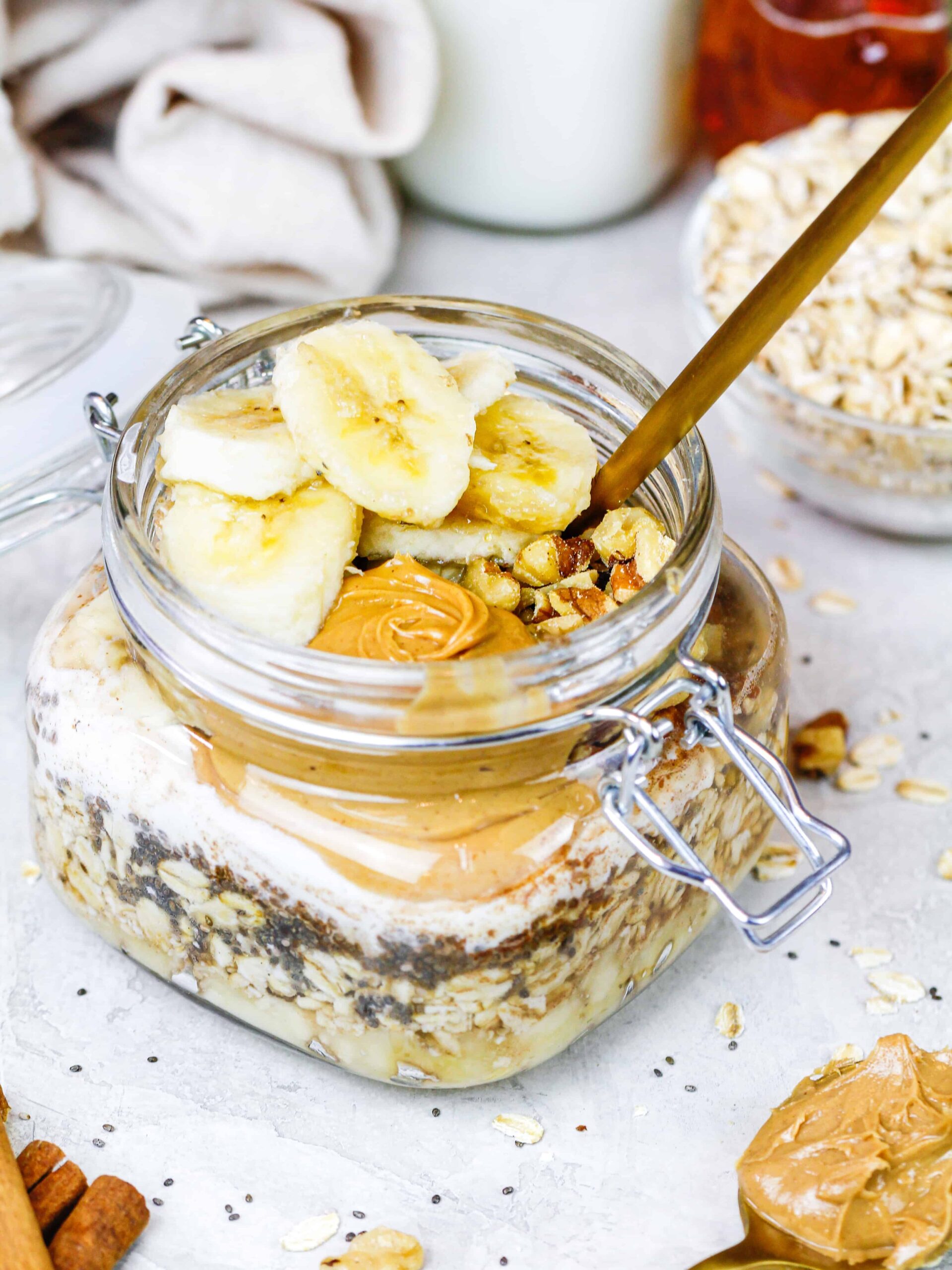 一夜之间香蕉燕麦的形象